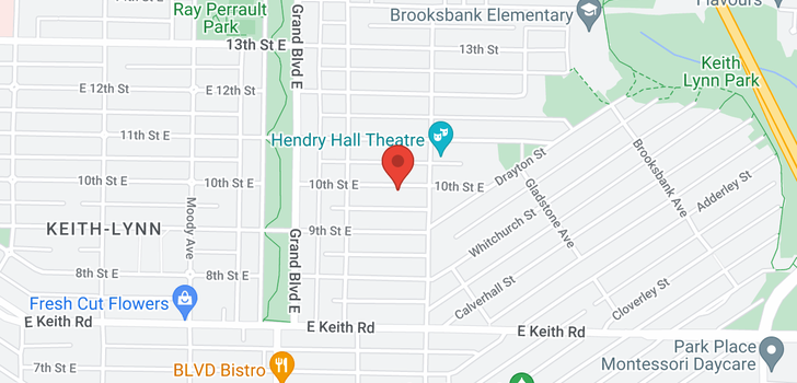 map of 763 E 10TH STREET